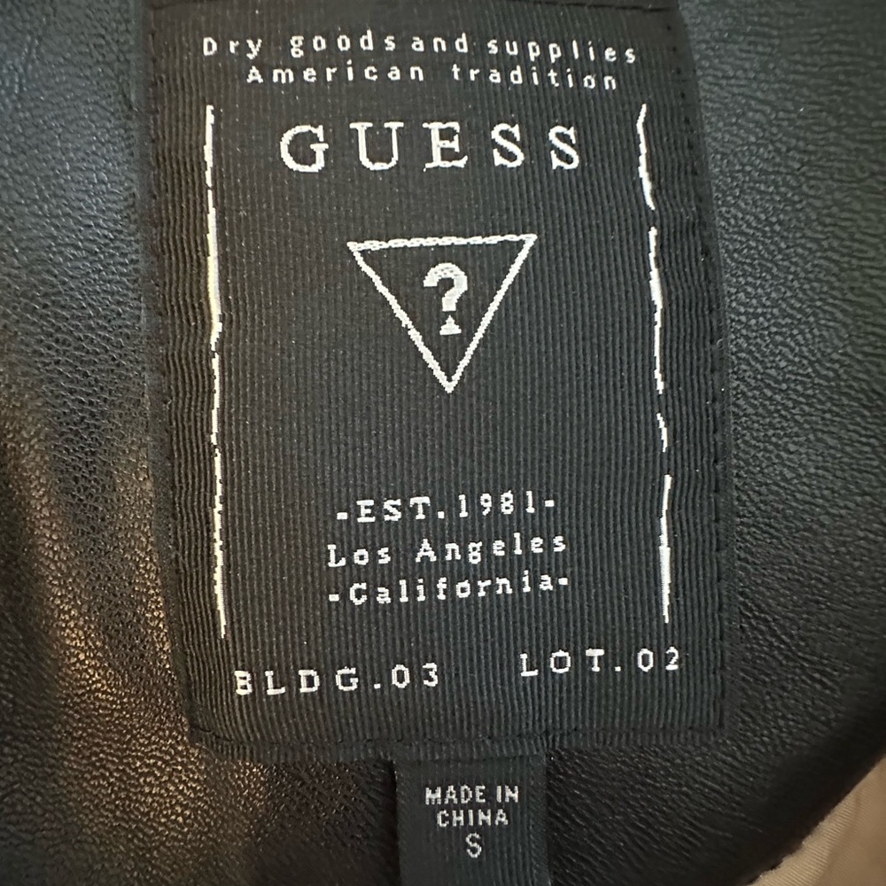 Guess Faux Fur Belted Jacket - Brown and Black - Picture 10 of 12